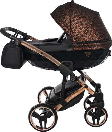 Junama Zebra 3 in 1 Nero e Telaio Oro Rosa Prima infanzia/Passeggini carrozzine e accessori/Passeggini e carrozzine/Sistemi modulari La Casa Del Bebè - Napoli, Commerciovirtuoso.it