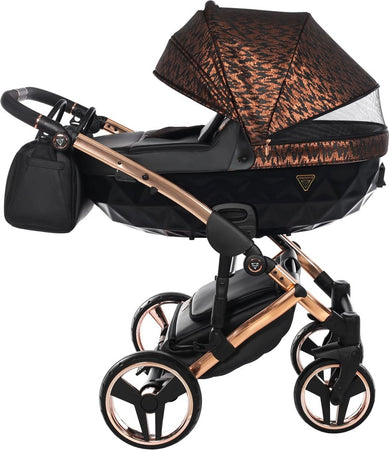Junama Zebra 3 in 1 Nero e Telaio Oro Rosa Prima infanzia/Passeggini carrozzine e accessori/Passeggini e carrozzine/Sistemi modulari La Casa Del Bebè - Napoli, Commerciovirtuoso.it