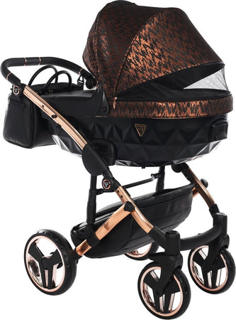 Junama Zebra 3 in 1 Nero e Telaio Oro Rosa Prima infanzia/Passeggini carrozzine e accessori/Passeggini e carrozzine/Sistemi modulari La Casa Del Bebè - Napoli, Commerciovirtuoso.it