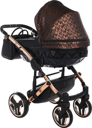 Junama Zebra 3 in 1 Nero e Telaio Oro Rosa Prima infanzia/Passeggini carrozzine e accessori/Passeggini e carrozzine/Sistemi modulari La Casa Del Bebè - Napoli, Commerciovirtuoso.it