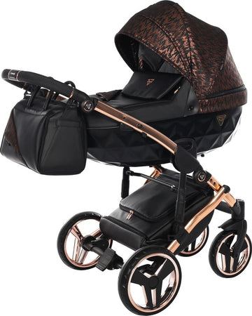 Junama Zebra 3 in 1 Nero e Telaio Oro Rosa Prima infanzia/Passeggini carrozzine e accessori/Passeggini e carrozzine/Sistemi modulari La Casa Del Bebè - Napoli, Commerciovirtuoso.it
