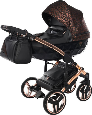 Junama Zebra 3 in 1 Nero e Telaio Oro Rosa Prima infanzia/Passeggini carrozzine e accessori/Passeggini e carrozzine/Sistemi modulari La Casa Del Bebè - Napoli, Commerciovirtuoso.it