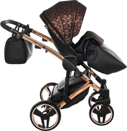 Junama Zebra 3 in 1 Nero e Telaio Oro Rosa Prima infanzia/Passeggini carrozzine e accessori/Passeggini e carrozzine/Sistemi modulari La Casa Del Bebè - Napoli, Commerciovirtuoso.it