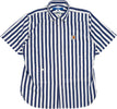 JUNYA-WATANABE-MAN-Camicia-Junya-Watanabe-Man-x-Carhartt-in-blu-e-bianco-da-uomo