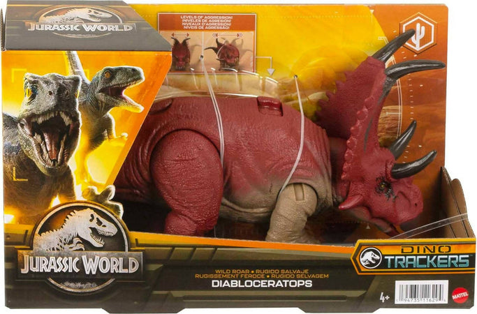 Jurassic-World---Ruggito-Selvaggio,-Diabloceratopo,-Dinosauro-Con-Suoni-E-Mossa-D'attacco,-Dimensioni-Medie,-Snodato,-Con-Gioco-Digitale,-Giocattolo-Per-Bambini-4+-Anni,-Hlp16-Mattel
