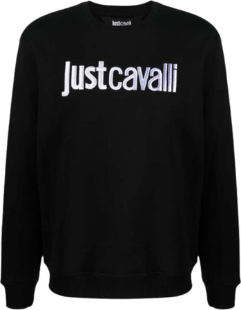 JUST-CAVALLI-FELPA-R-LOGO-da-uomo