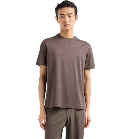 EMPORIO ARMANI t-shirt uomo emporio armani - t-shirt - marrone da uomo