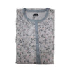Camicia da notte donna Bisbigli Florence 42, Serie 1, in caldo cotone e modal, manica lunga, Made in Italy