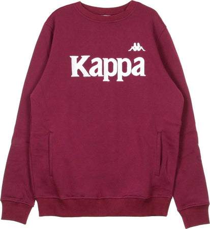 KAPPA-Felpa-Girocollo-Uomo-Authentic-Bzali-Violet/grey-Silver-da-uomo