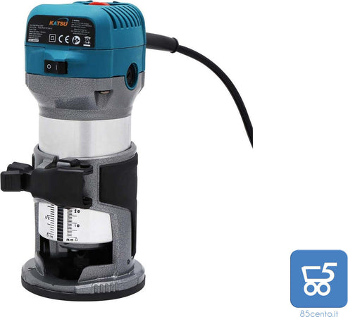 KATSU Rifilatore Fresatrice Verticale per Legno Elettrica 230V 710W 33000R/MIN