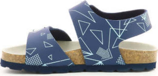 Kickers Summerkro Marine Galactic Sandali Per Bambini Scarpe Estive in Pelle Colorate 785457-10 Sandalo Bimbo Blu Sandali Strap Velcro Bambino Scarpe Sanitaria Gioia del Bimbo - Villa San Giovanni, Commerciovirtuoso.it
