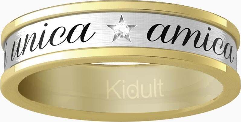 KIDULT---Anello-CUORE-|-AMICA-SEI-UNICA
