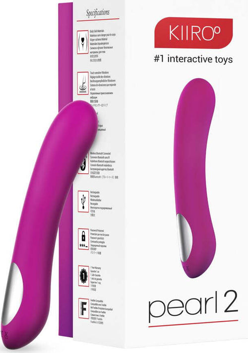 Kiiroo Vibratore Teledildonico Pearl 2 Viola Punto G in Silicone Ricaricabile Connesso Compatibile Con Tutti I Dispositivi Kiiroo Salute e cura della persona/Erotismo e contraccezione/Sex toys/Vibratori/Vibratori G-Spot Kondorama - Martinsicuro, Commerciovirtuoso.it