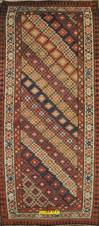 Kilim Kaudani D'epoca 397x148 Grande Multicolore Light, Disegni Geometrici Tappeto Originale Unico Certificato Ii Metà 900 Casa e cucina/Tessili per la casa/Tappeti e tappetini/Tappeti Mollaian Tappeti - Lecce, Commerciovirtuoso.it