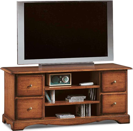 KIMBALL---mobile-porta-tv-in-legno-massello-117x49x53-Tinta-noce-Milani-Home