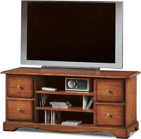 KIMBALL---mobile-porta-tv-in-legno-massello-117x49x53-Tinta-noce-Milani-Home