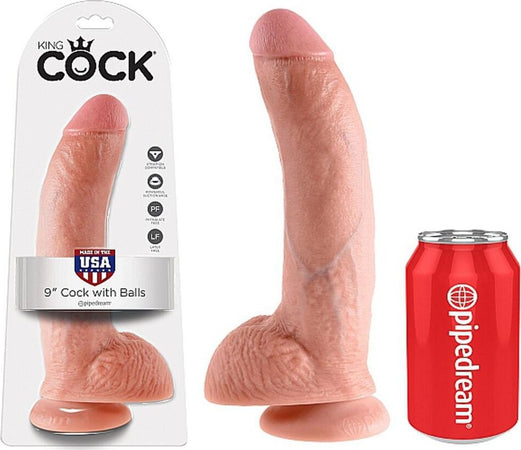King Cock dildo Realistico Fallo con Ventosa e Testicoli 21 9 Inch Cock color carne Salute e cura della persona/Erotismo e contraccezione/Sex toys/Dildo/Dildo realistici Kondorama - Martinsicuro, Commerciovirtuoso.it