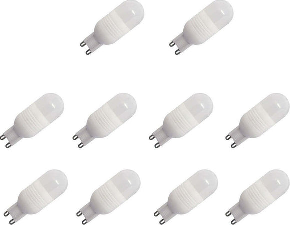 kit 10 lampade led g9 3w 6000k bianco freddo Illuminazione/Lampadine/Lampadine a LED Led Mall Home - Napoli, Commerciovirtuoso.it