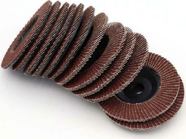 Kit 10 Pz Disco Abrasivo Lamellare Per Smerigliatrice 115 Mm Grana 100 Fai da te/Utensili elettrici e a mano/Accessori per utensili elettrici/Mole e dischi abrasivi/Dischi abrasivi/Dischi abrasivi velcrati Trade Shop italia - Napoli, Commerciovirtuoso.it