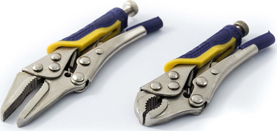 KIT 2 MINI PINZE PINZA GRIP BECCO CURVO LUNGA MORSETTO AUTOBLOCCANTE A SCATTO Fai da te/Utensili elettrici e a mano/Utensili a mano/Pinze e tenaglie/Set pinze Trade Shop italia - Napoli, Commerciovirtuoso.it