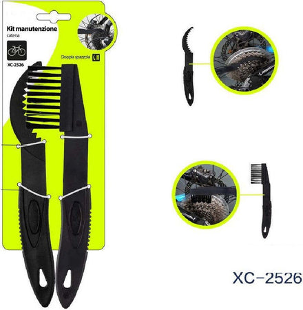 Kit 2 Spazzole Pennello Pulizia Manutenzione Catena Pignoni Volano Bici Xc-2526 Sport e Tempo Libero > Ciclismo > Sport Trade Shop italia - Napoli, Commerciovirtuoso.it
