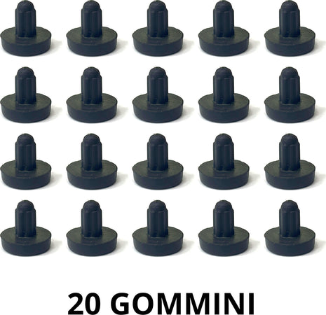KIT 20 GOMMINI GRIGLIA PIANO COTTURA REX ELECTROLUX CUCINA - 50280807004 Casa e cucina/Grandi elettrodomestici/Accessori e parti di ricambio/Ricambi e accessori per piani cottura/Griglie per piani cottura Rossi Ricambi - Venetico Marina, Commerciovirtuoso.it