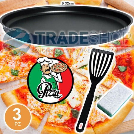 Kit-3-Pz-Per-Pizza-Fatta-In-Casa-Composto-Da-Teglia-Da-32cm-Paletta-E-Spugnetta