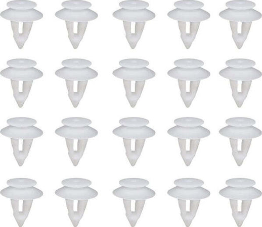 Kit-40pz-Clip-Di-Fissaggio-Pannello-Automatico-Rivetti-Plastica-Ganci-Auto-Bianco