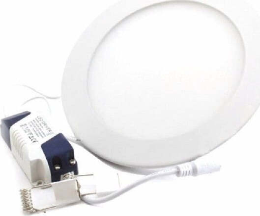 Kit-5-Pz-Faretti-Faretto-6w-A-Led-Slim-Incasso-Con-Led-Drive-Tondo-Luce-Fredda