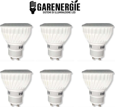 kit 6 pz faretto led 6W gu10 bianco freddo 6000K Illuminazione/Lampadine/Lampadine a LED Led Mall Home - Napoli, Commerciovirtuoso.it