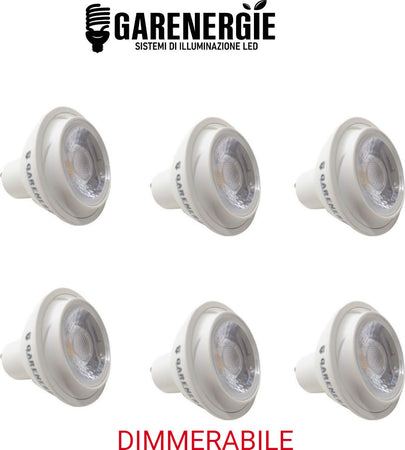 kit 6pz faretto led dimmerabile led 5w gu10 bianco caldo 3000k Illuminazione/Lampadine/Lampadine a LED Led Mall Home - Napoli, Commerciovirtuoso.it