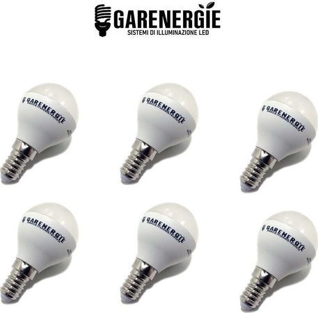kit 6pz lampada led mini globo g45 5w e14 luce calda 3000k Illuminazione/Lampadine/Lampadine a LED Led Mall Home - Napoli, Commerciovirtuoso.it
