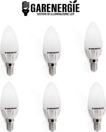 kit 6pz lampadina oliva candela led 3w e14 bianco caldo 3000k Illuminazione/Lampadine/Lampadine a LED Led Mall Home - Napoli, Commerciovirtuoso.it