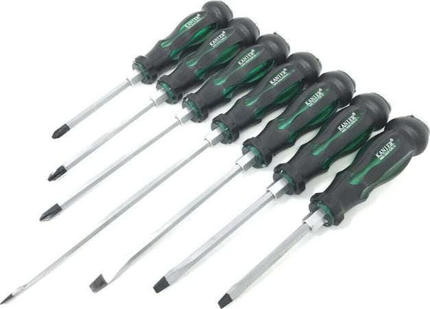 Kit-7-Cacciaviti-Testa-Battente-Cacciavite-Croce-Taglio-Italiano-Tools