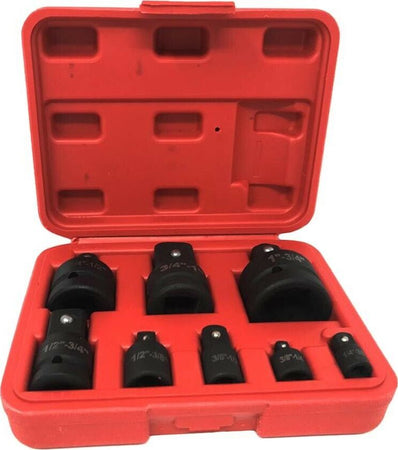 Kit-8-Adattatori-Riduttori-Impatto-Bussole-Aria-Compressa-Tools