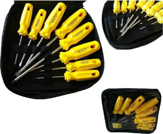 Kit-8-Cacciaviti-A-Taglio-Croce-Cromo-Vanadio-Giraviti-Con-Punta-Magnetica