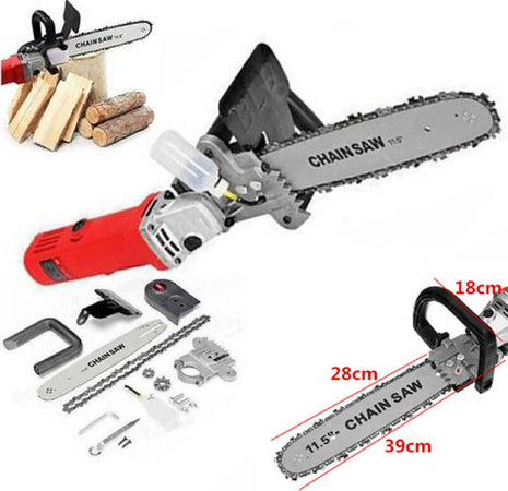 Kit Adattatore Smerigliatrice Flex Angolare Elettrosega Motosega Fai da te/Attrezzi elettrici da giardinaggio/Accessori per utensili elettrici/Accessori per motosega/Affilatori TradeKard - Acerra, Commerciovirtuoso.it