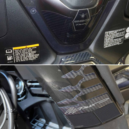 Kit-adesivi-3D-nero-protezioni-scooter-compatibili-con-Yamaha-Tmax-560-2022-2023