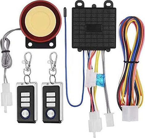 Kit-Antifurto-Allarme-Per-Moto-Universale-Con-Sirena-Da-125db-Code-Telecomando