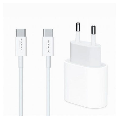 Kit Caricabatteria Caricatore Cavo 1 Mt Type-c Pd 20 Watt 3a Smartphone Ca-s053