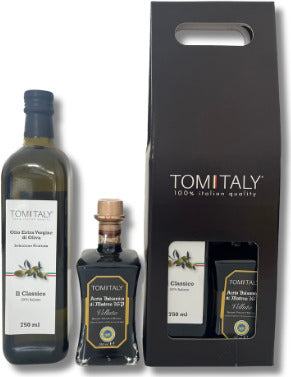 Kit Condimenti - Olio & Aceto Tomitaly Casa e cucina/Stoviglie/Piatti ciotole e vassoi/Set olio e aceto Tomitaly - Caorso, Commerciovirtuoso.it