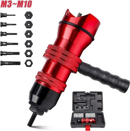 Kit Conversione Da Trapano A Rivettatrice Inserti Rivetti Filettati M3-m10 07445 Fai da te/Utensili elettrici e a mano/Utensili a mano/Pinze e tenaglie/Rivettatrici Trade Shop italia - Napoli, Commerciovirtuoso.it