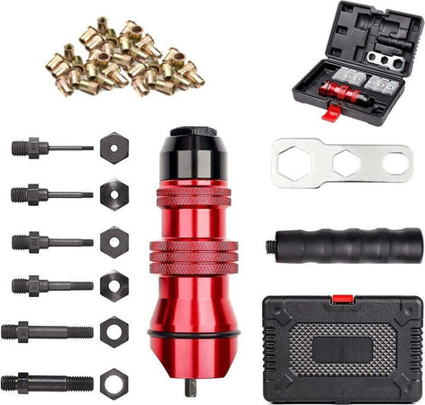 Kit Conversione Da Trapano A Rivettatrice Inserti Rivetti Filettati M3-m10 07445 Fai da te/Utensili elettrici e a mano/Utensili a mano/Pinze e tenaglie/Rivettatrici Trade Shop italia - Napoli, Commerciovirtuoso.it