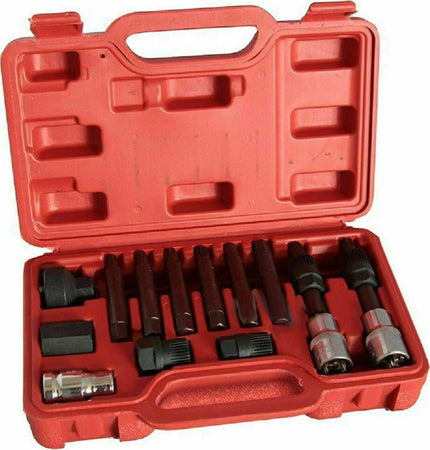 KIT-DI-CHIAVI-13-PEZZI-PER-SMONTAGGIO-PULEGGIA-E-ALTERNATORE-MOTORE-AUTO