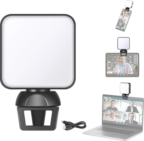 Kit di illuminazione per videoconferenza Neewer per telefono Laptop iPad illuminazione Zoom per Laptop Mini luce Video USB per videoconferenza