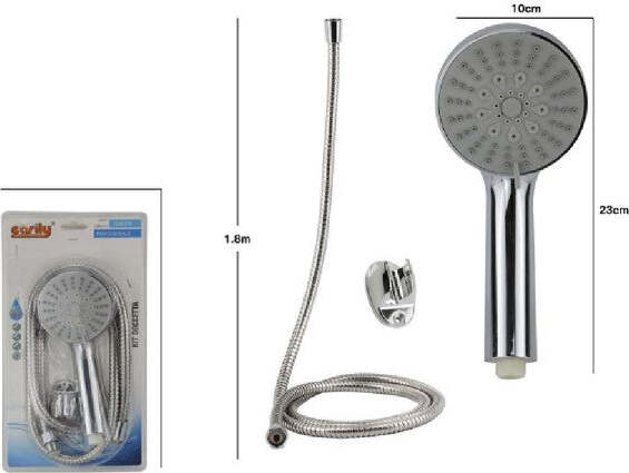 Kit-Doccetta-Bagno-Doccino-Tondo-Soffione-Doccia-Con-Laccio-1,8mt-Staffa-69043
