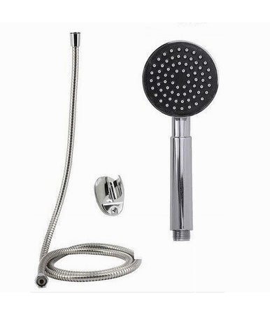 Kit Doccetta Doccino Rotondo Soffione Bagno Doccia Con Laccio 1,8mt Staffa 69296