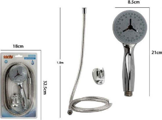 Kit-Doccetta-Doccino-Soffione-Doccia-Tondo-Con-Laccio-1,8mt-Staffa-69294-Bagno