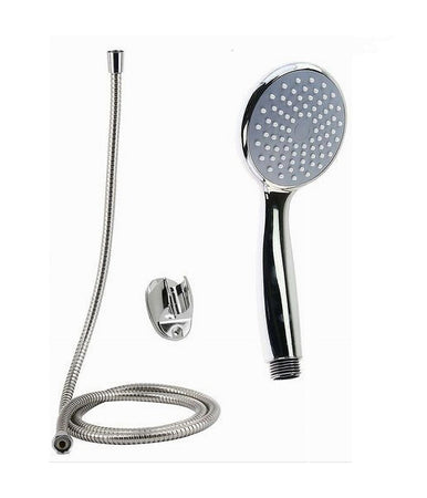Kit Doccetta Doccino Tondo Soffione Doccia Bagno Con Laccio 1,5 Mt Staffa 79976