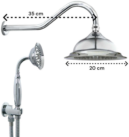 Kit doccia epoca vintage